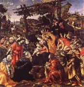 Filippino Lippi The adoration of the Konige oil painting on canvas